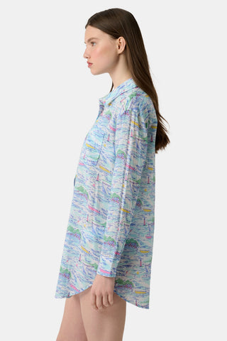 Roller Rabbit Blue Regatta Boyfriend Dress
