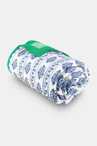 Lily Stripe Reversible Quilt