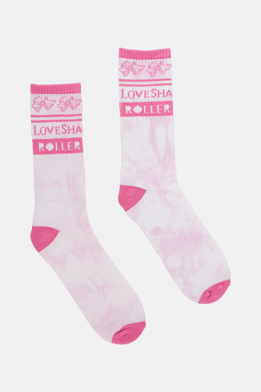 LoveShackFancy x Roller Rabbit Baby Bow Tube Sock view 1
