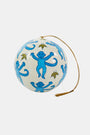 Roller Rabbit Blue Monkey Ornament