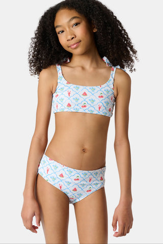 Roller Rabbit Blue Kids 4th Of Jemina/Starry Dot Cora Bikini