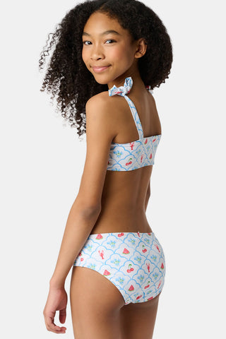 Roller Rabbit Blue Kids 4th Of Jemina/Starry Dot Cora Bikini