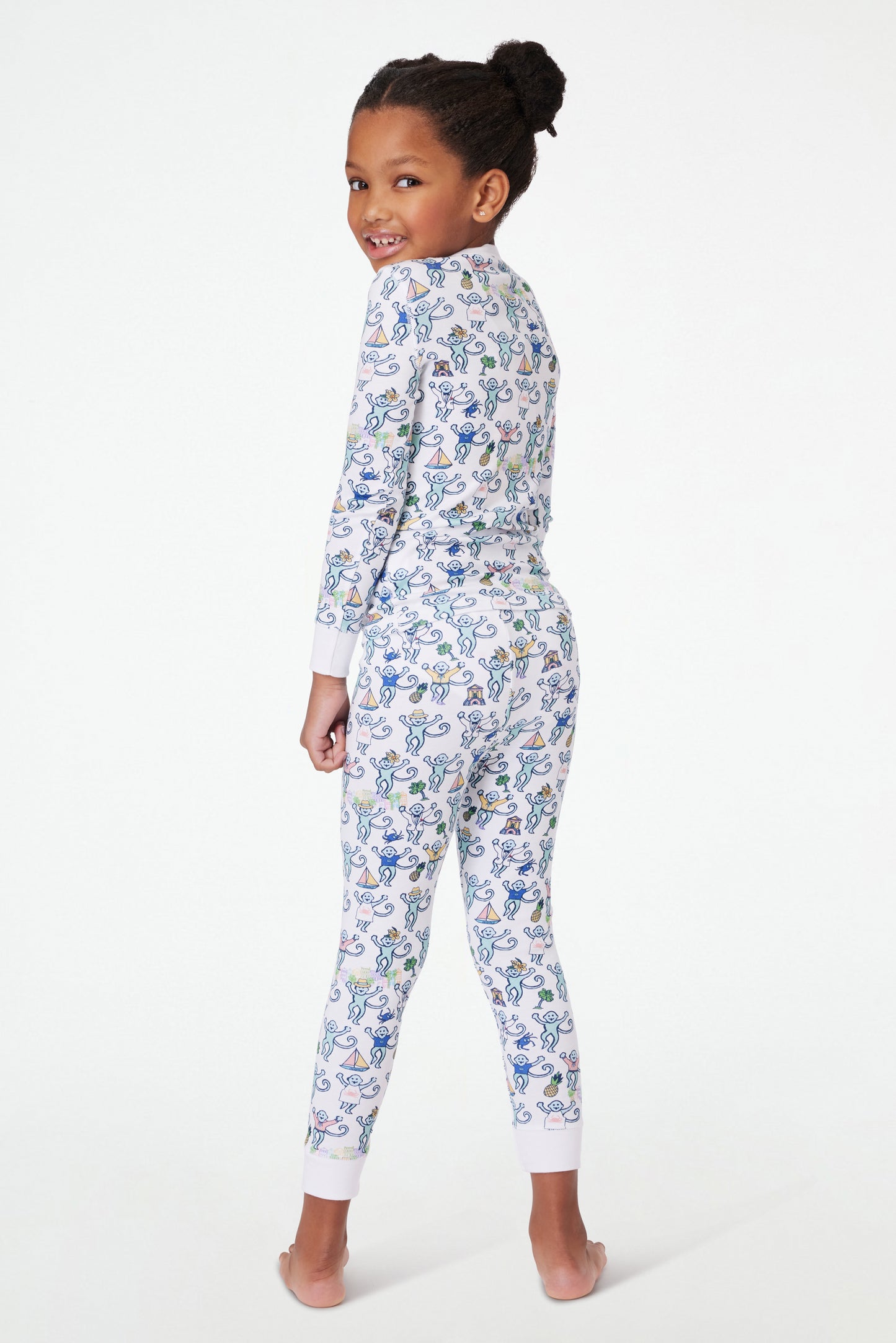 Roller Rabbit Kids Charleston Monkey Pajamas