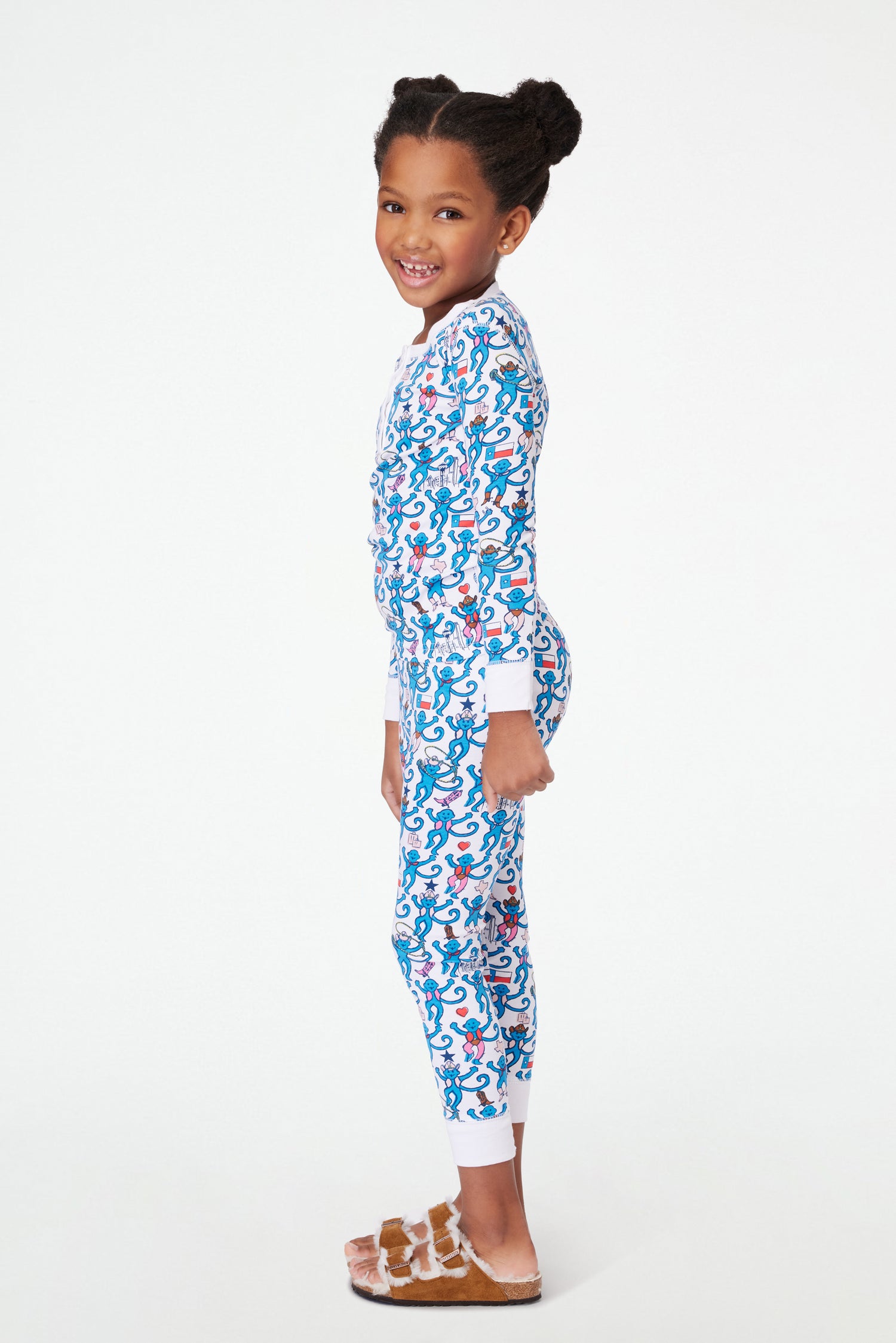 Roller Rabbit Kids Dallas Monkey Pajamas