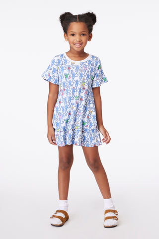 Roller Rabbit Kids Greenwich Monkey Esme Dress