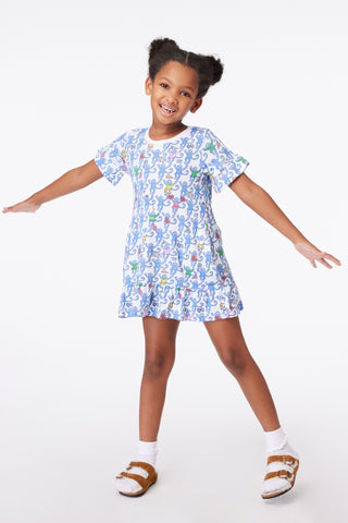 Roller Rabbit Kids Greenwich Monkey Esme Dress
