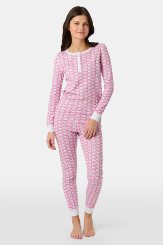Roller Rabbit Pink Kids Hathi Pajamas