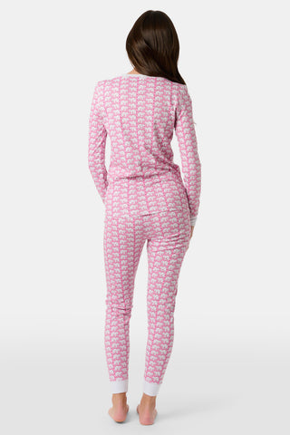 Roller Rabbit Pink Kids Hathi Pajamas