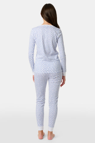 Roller Rabbit Blue Kids Hearts Pajamas
