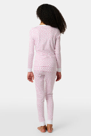 Roller Rabbit Pink Kids Hearts Pajamas