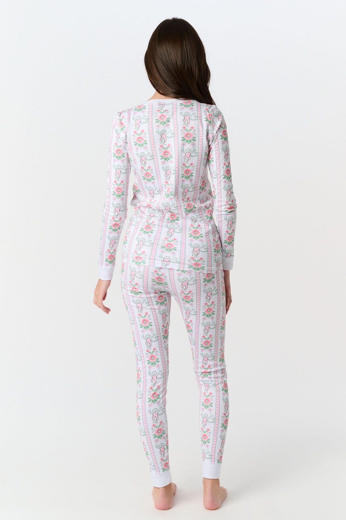 Kids Monkey Block Stripe Pajamas | Roller Rabbit x Hill House