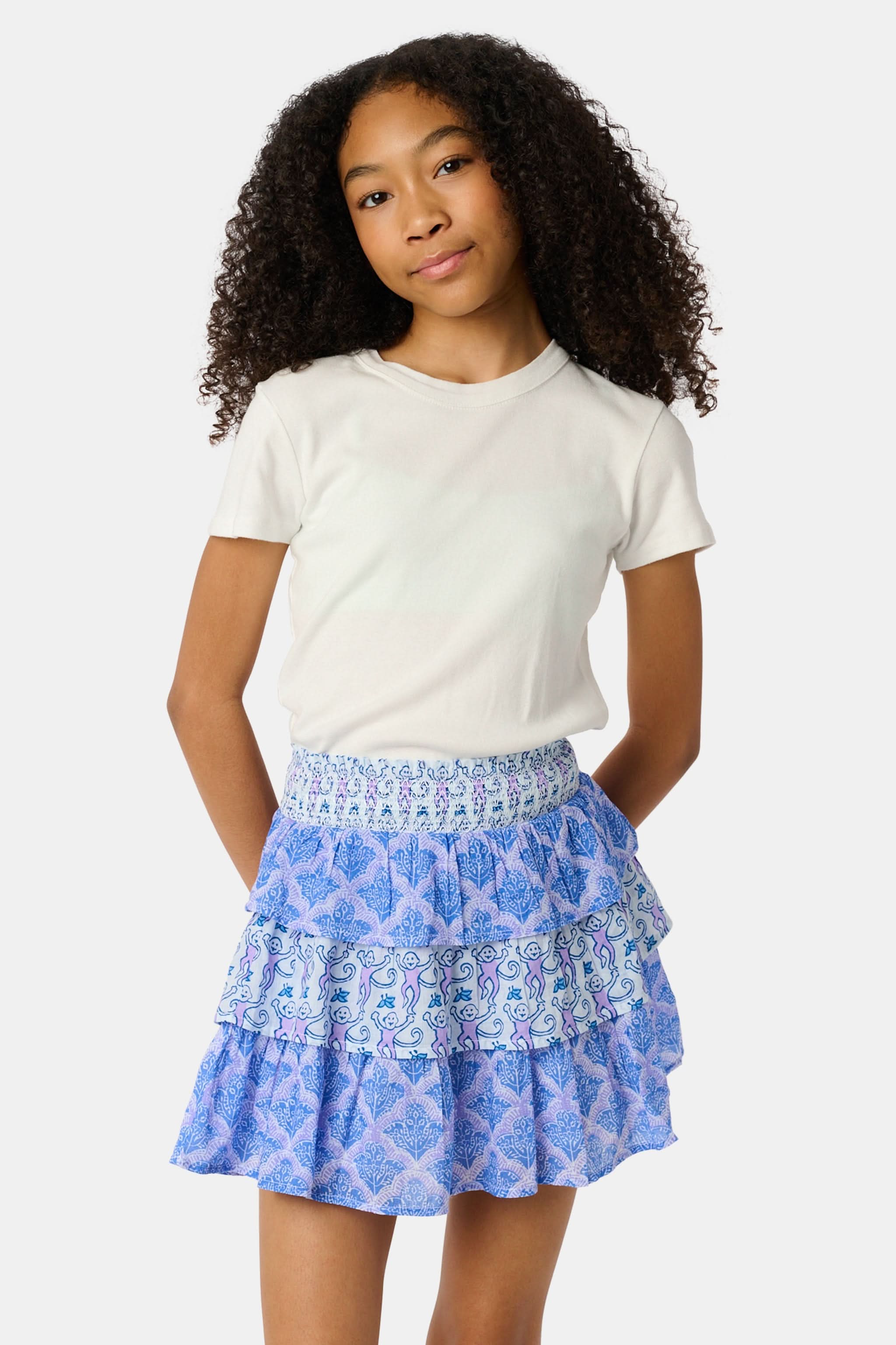 Kids Monkey/Jemina Sami Skirt | Roller Rabbit