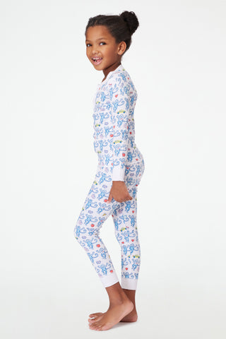 Roller Rabbit Kids New York Monkey Pajamas