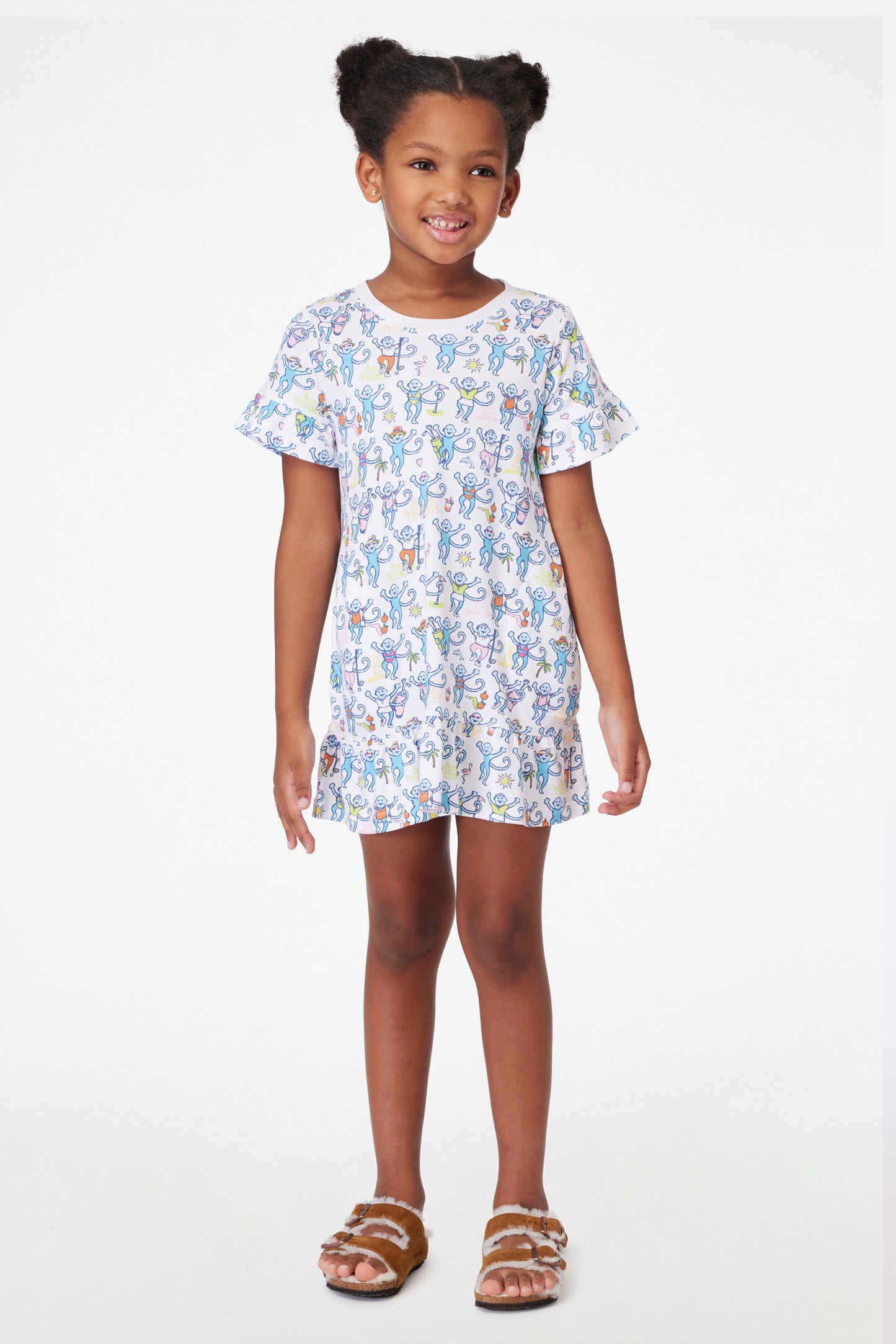 Roller Rabbit Kids Palm Beach Monkey Esme Dress view 4