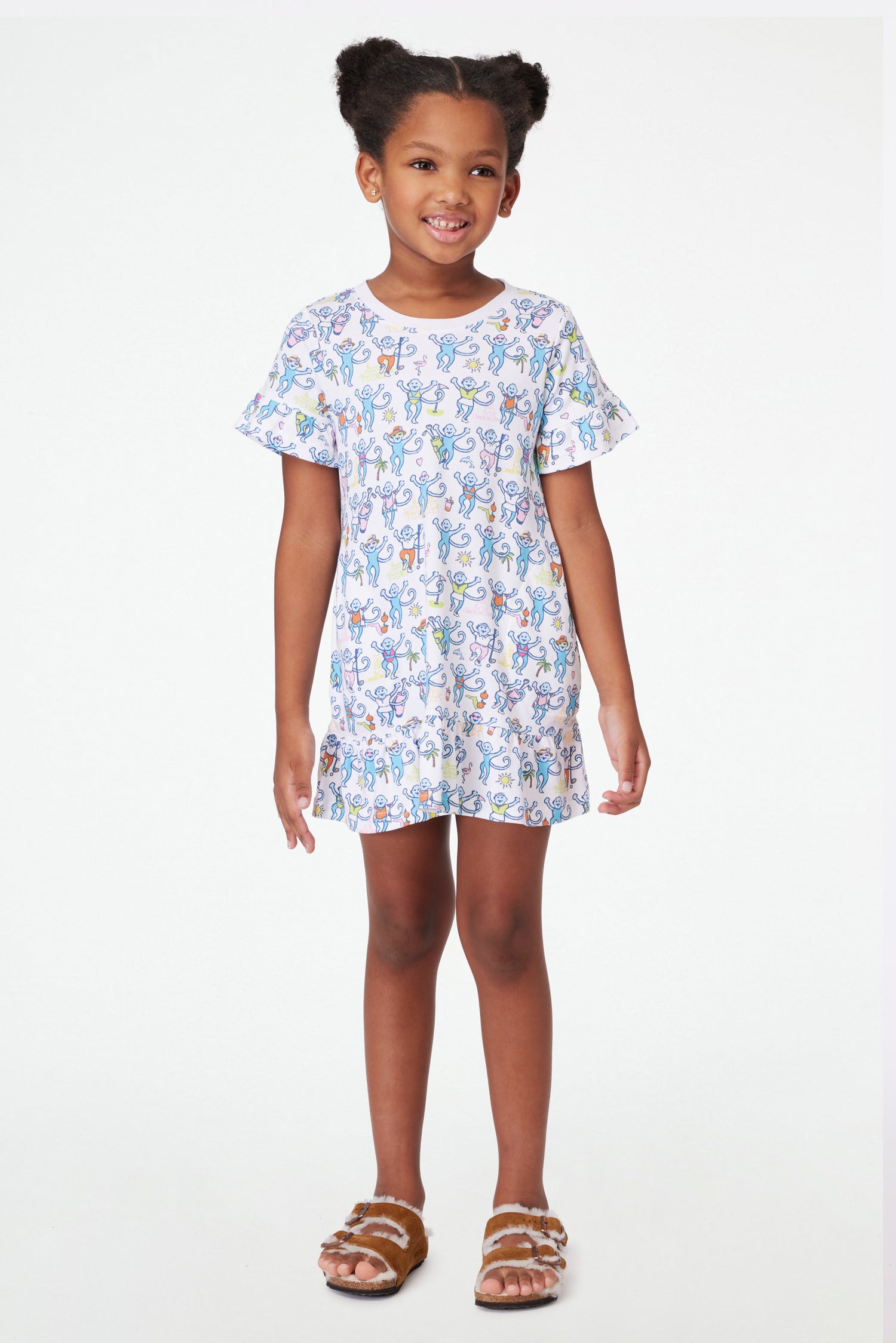 Roller Rabbit Kids Palm Beach Monkey Esme Dress  view 4