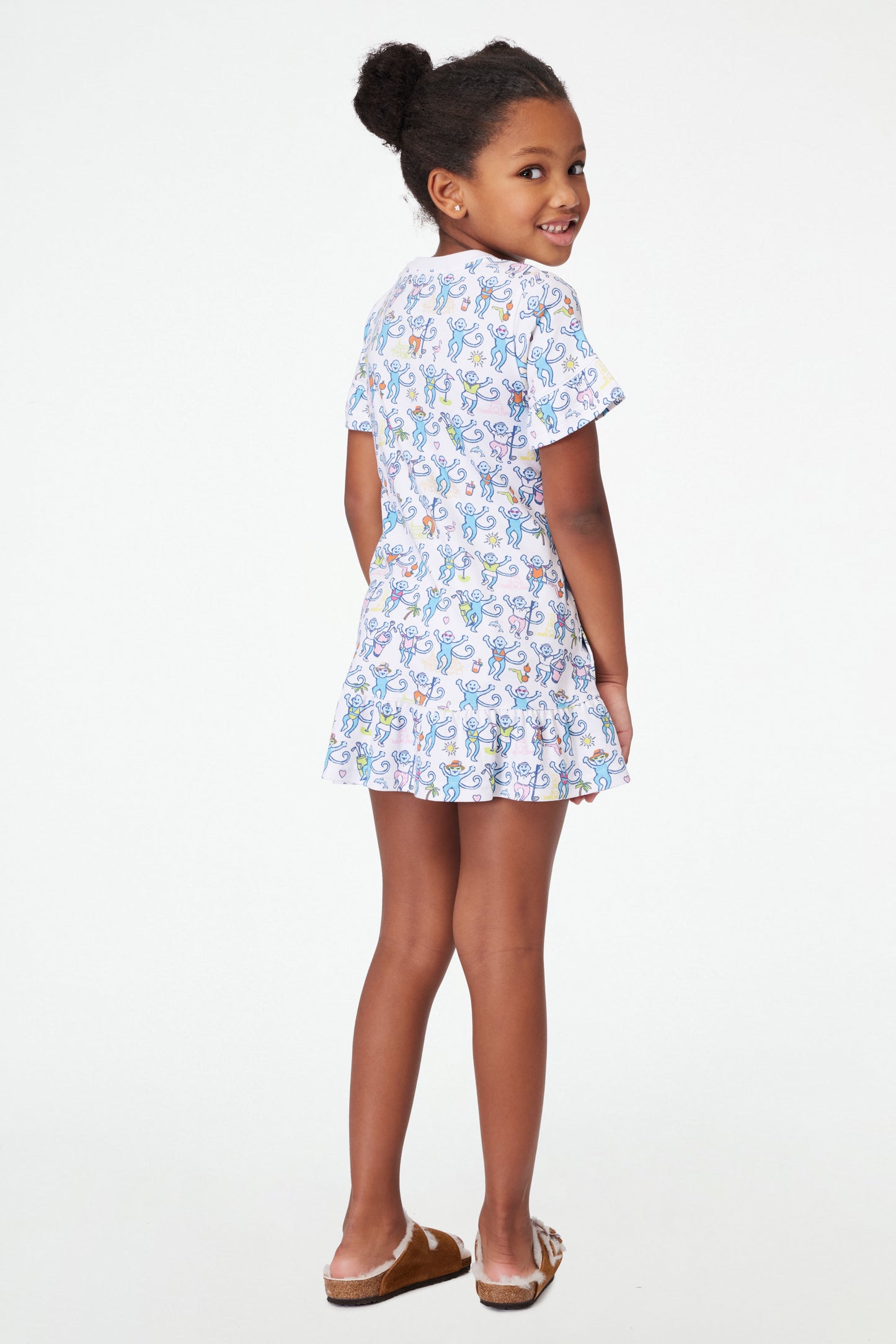 Roller Rabbit Kids Palm Beach Monkey Esme Dress view 5