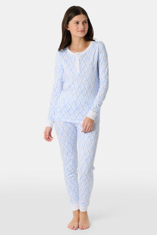 Roller Rabbit White Kids Seaside Knots Juniper Pajamas