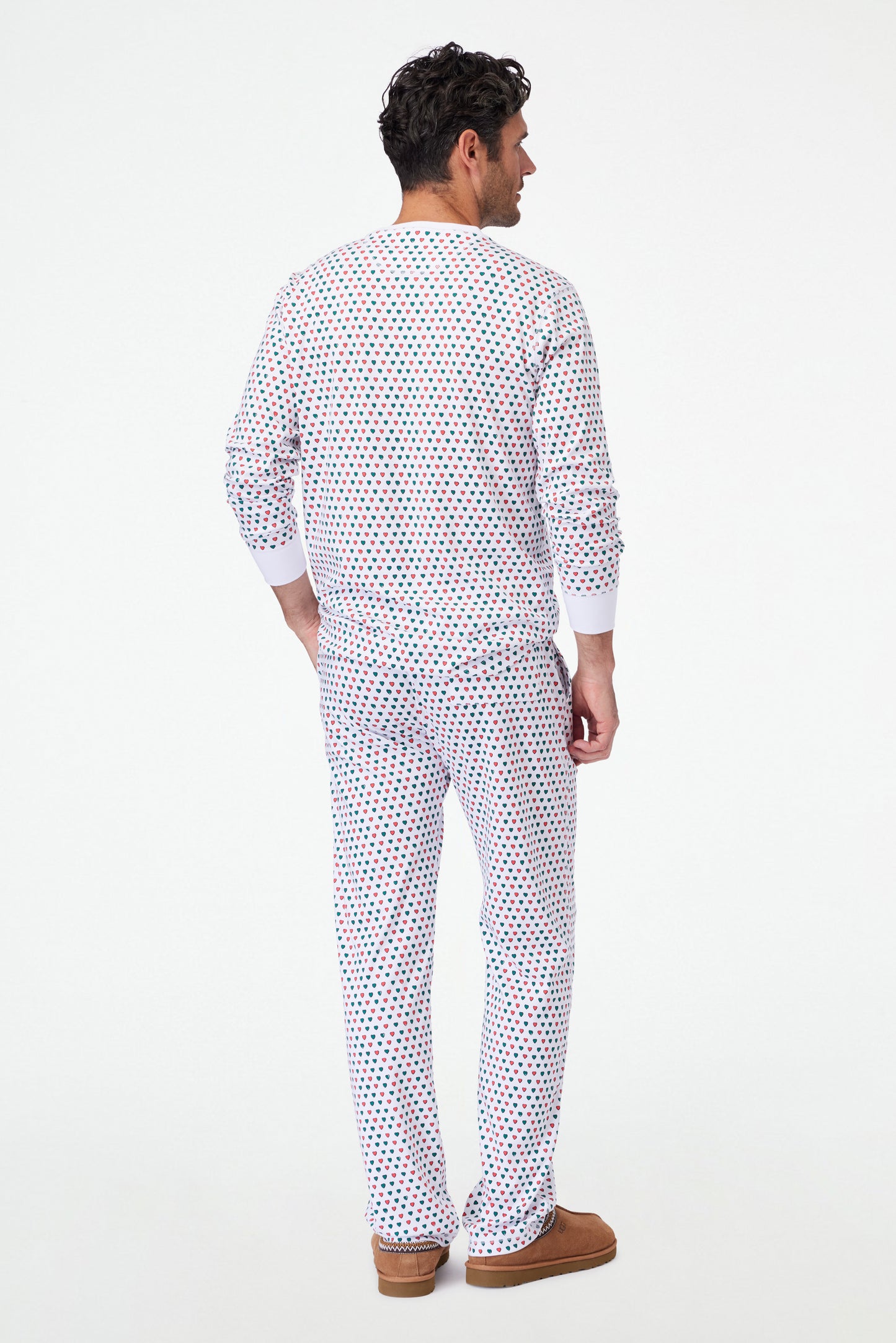 Men's best sale heart pajamas