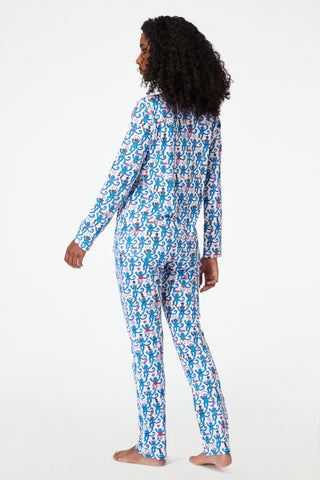 Roller Rabbit Dallas Monkey Pajamas