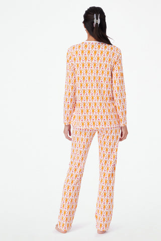 Roller Rabbit Orange Monkey Pajamas