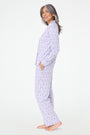 Roller Rabbit Lavender Monkey Long Sleeve Polo Pajamas