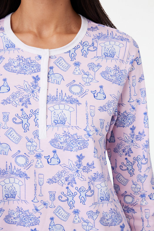 Roller Rabbit Party Toile Pajamas