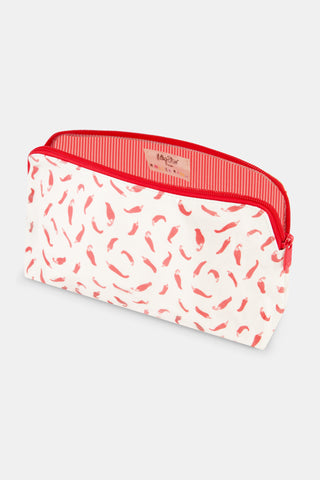 Roller Rabbit Red Picante Makeup Bag