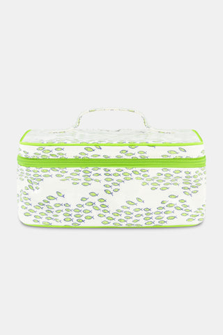 Roller Rabbit Lime Minnows Carryall Case