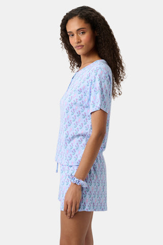 Roller Rabbit Light Blue Rosa Ditsy Monkey Alexa Set