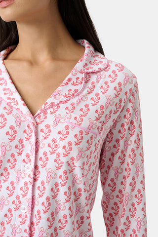 Roller Rabbit Red Rosa Ditsy Monkey Hayden Pajamas