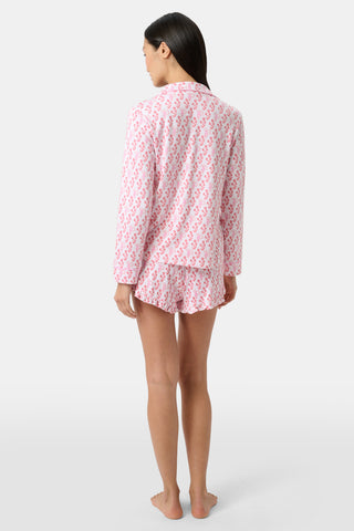 Roller Rabbit Red Rosa Ditsy Monkey Hayden Pajamas