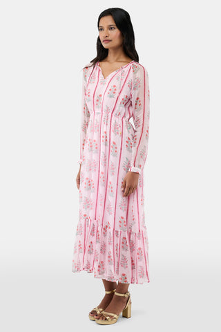 Roller Rabbit PINK ROSE RIBBON AUBREY DRESS