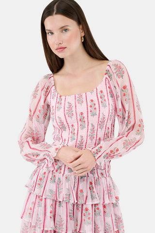 Roller Rabbit ROSE RIBBON Pink  MORGANA TOP