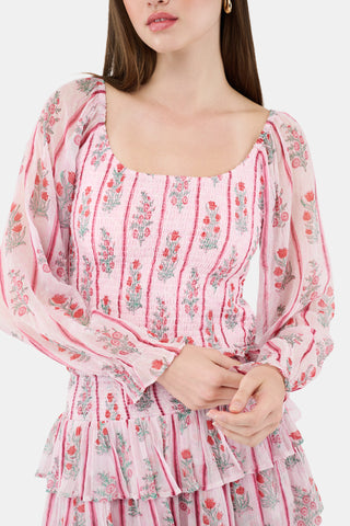 Roller Rabbit ROSE RIBBON Pink  MORGANA TOP