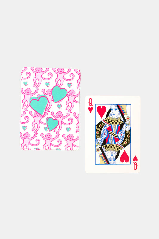 Roller Rabbit Lovely Monkey Playing Cards