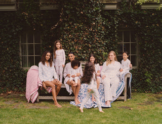 Women and children in Roller Rabbit pajamas