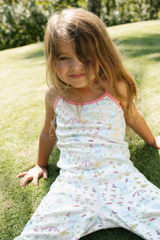 Roller Rabbit Green Kids May Flowers Noa Set