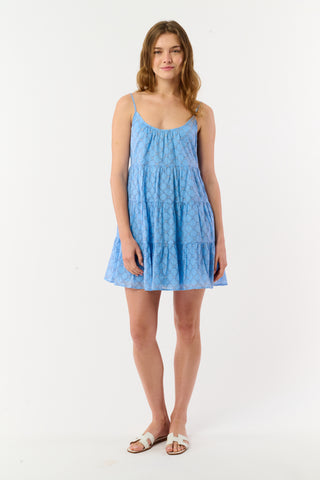 Roller Rabbit Blue Ruban Beckett Dress