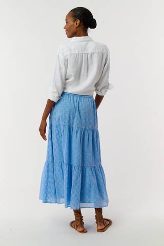 Roller Rabbit Blue Ruban Carlisa Skirt