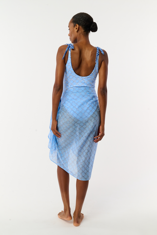 Roller Rabbit Blue Ruban Pareo