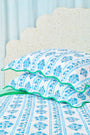 Roller Rabbit Lily Stripe Scalloped Sham Set