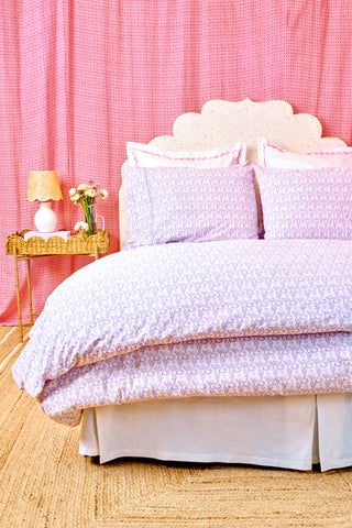 Roller Rabbit Lovely Monkey Duvet Cover Lilac