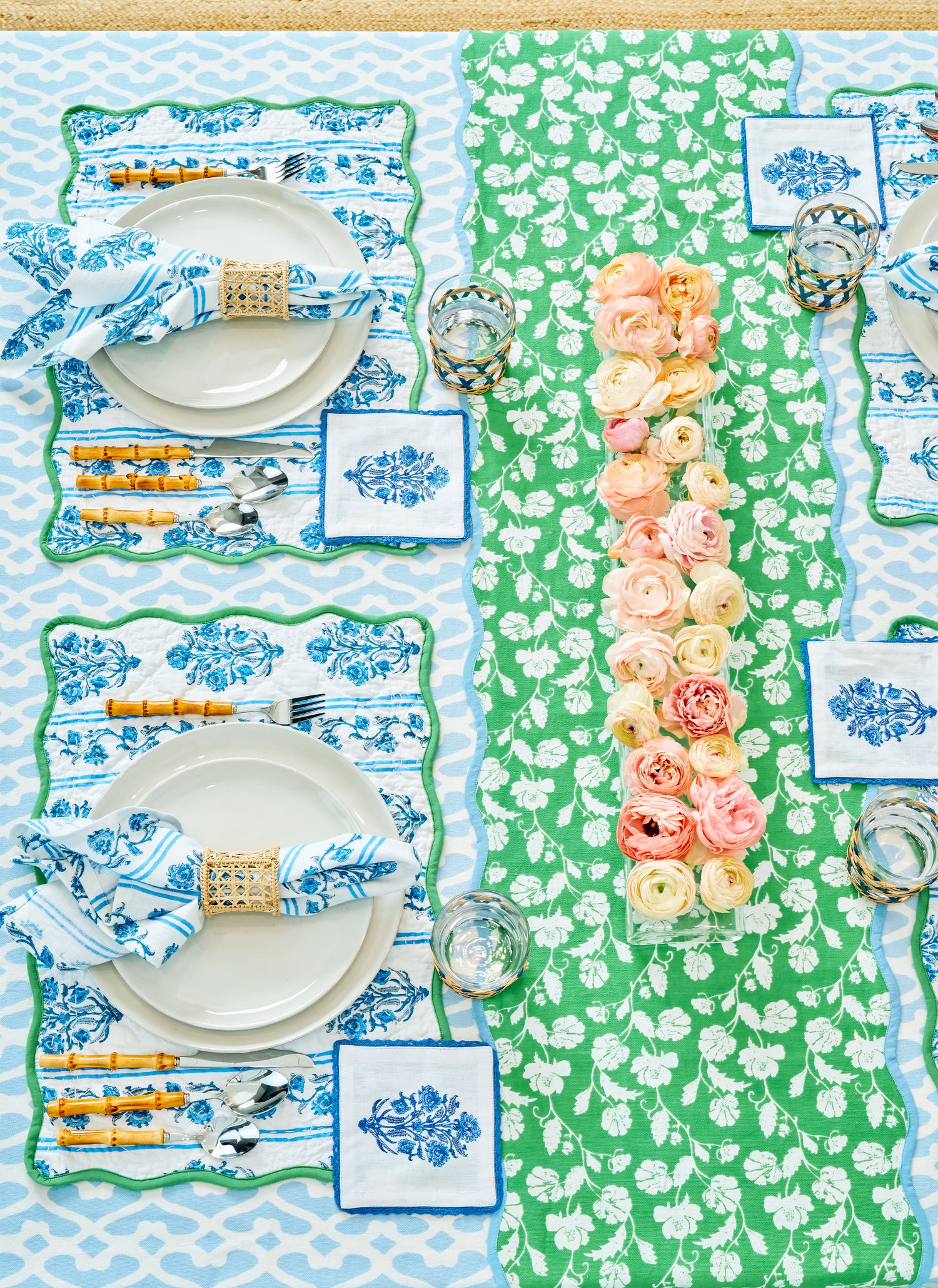 Roller Rabbit Cardoon Vine Table Runner