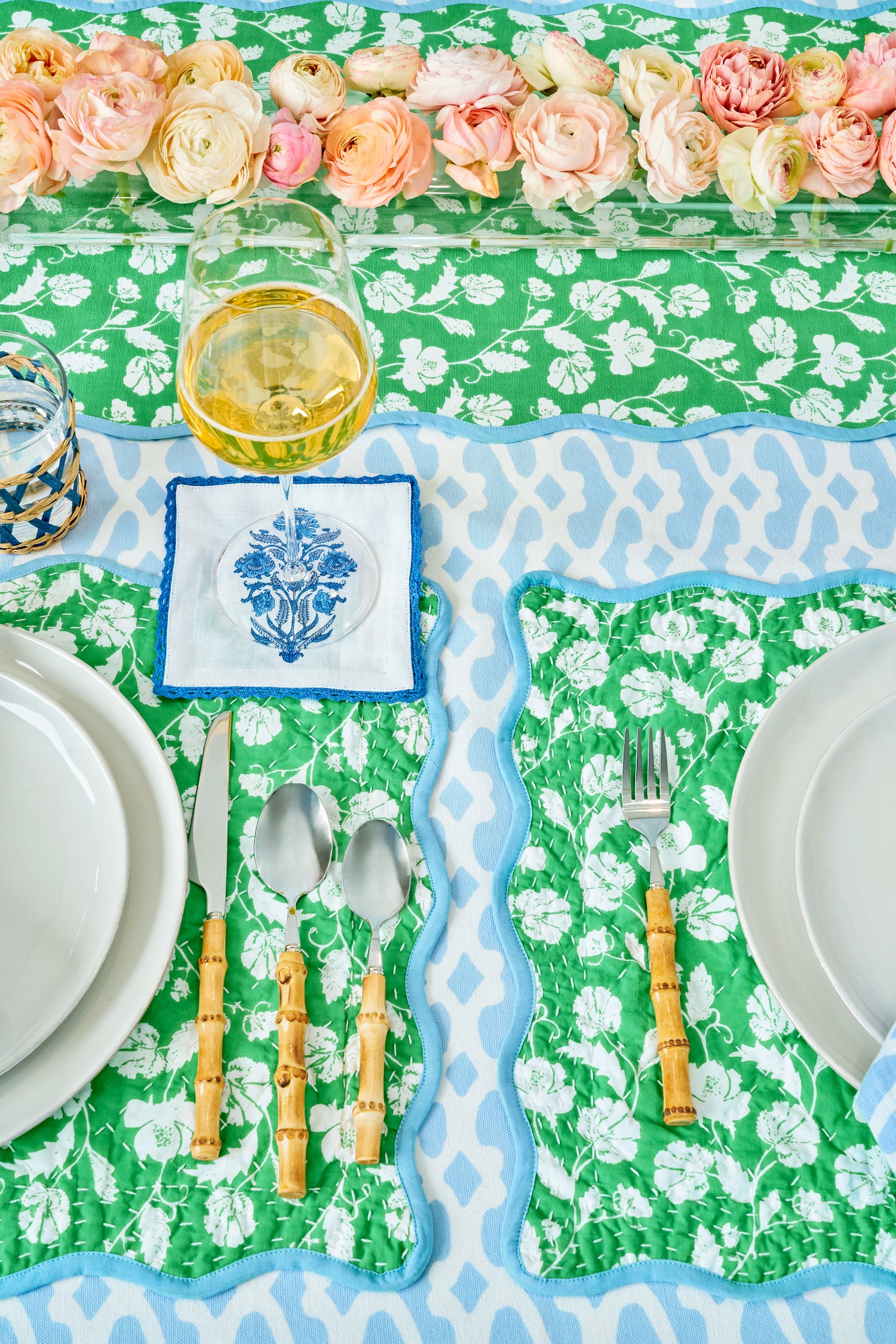 Roller Rabbit Cardoon Vine Placemat Set