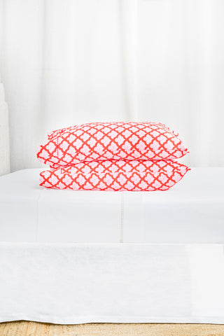 Roller Rabbit Red Jemina Pillowcase Set