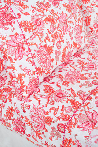 Roller Rabbit Orange Amanda Sheet Set