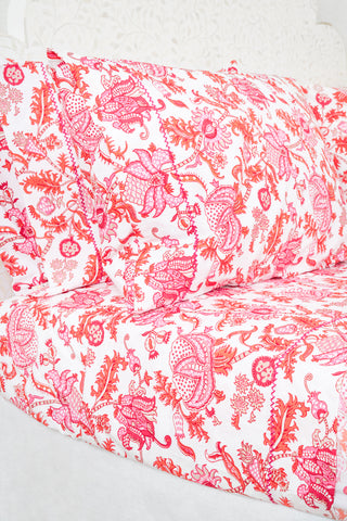 Roller Rabbit Orange Amanda Sheet Set