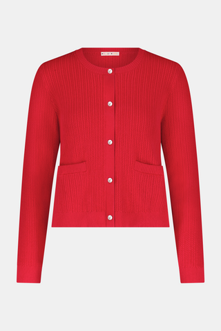 Roller Rabbit Laine Cardigan Red