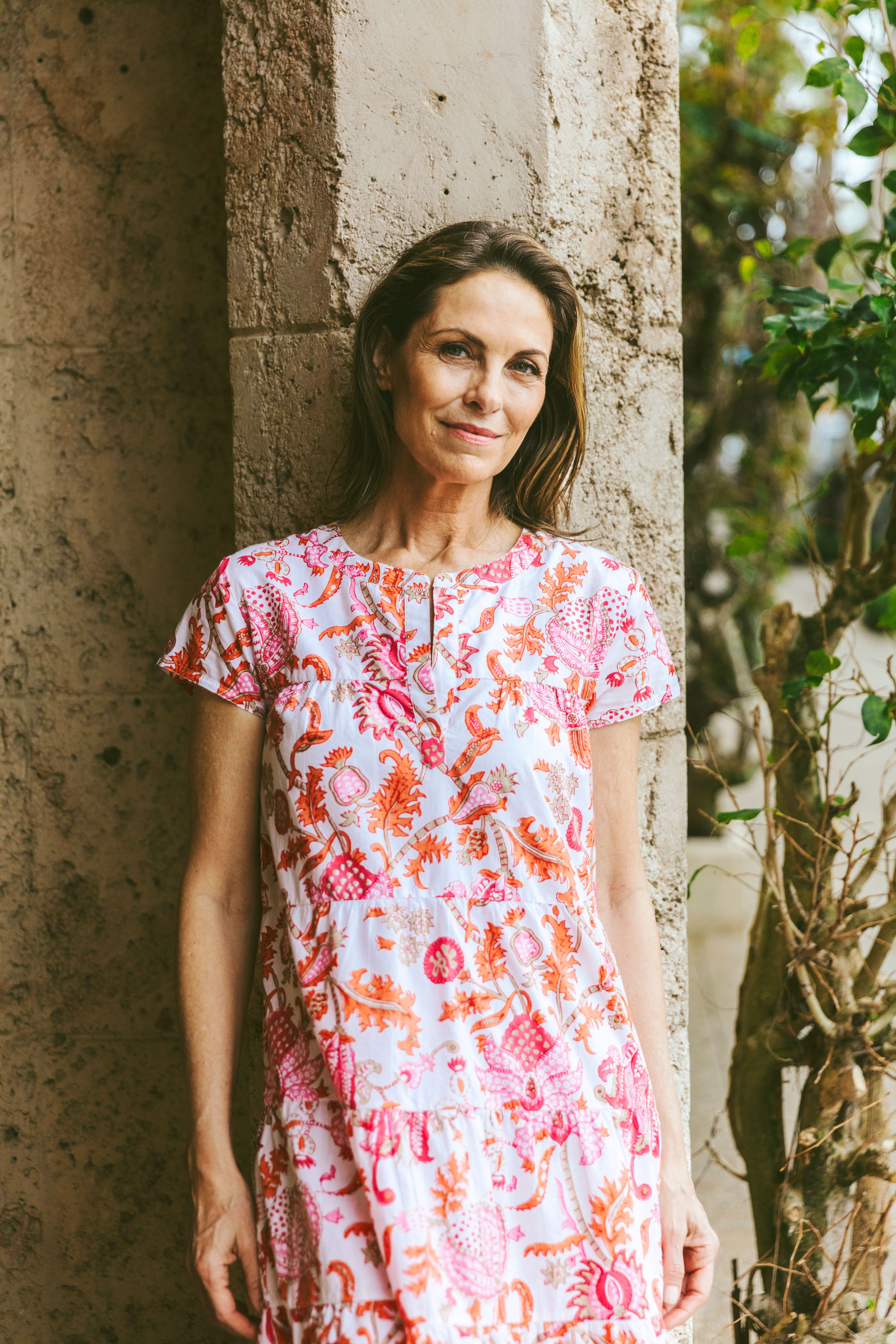 Roller Rabbit Amanda Pamela Dress in Orange, Small, Cotton/Iron Roller Rabbit Amanda Pamela Dress in Orange, Small, Cotton/Iron