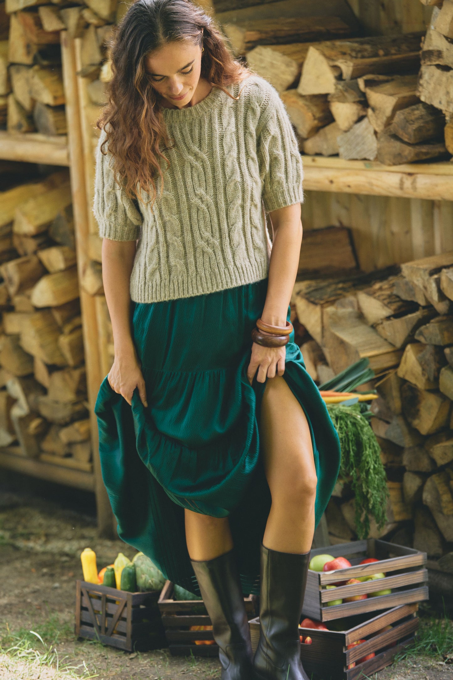 Hattie Cable Knit Sweater view 1